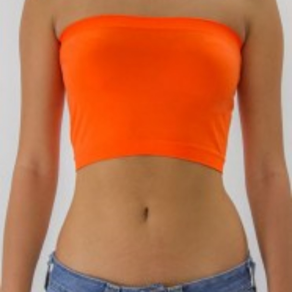 8 UNWORN TUBE/CROP TOPS (BUNDLED) LIMITED ITEM - Picture 2 of 6